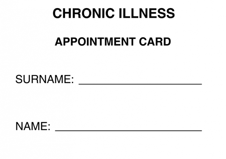 Life Appointment Card Cover